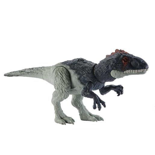 Mattel - Jurassic World - Dinossauro Jurassic World Wild Roar Eocarcharia com sons ㅤ