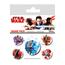 Star Wars - Pack 5 Chapas Star Wars Os Últimos Jedi