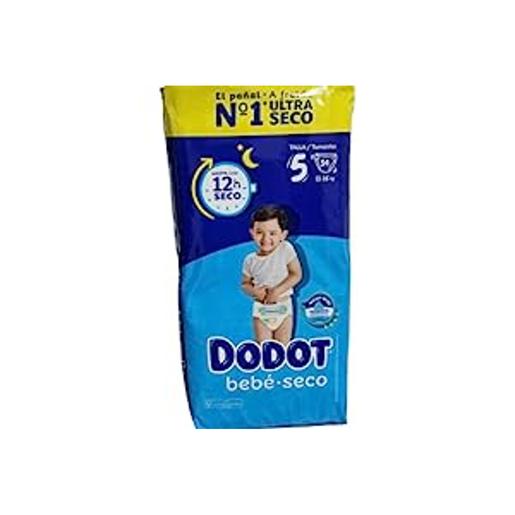 Dodot - Fraldas para bebés secos, tamanho 5, 11-16 kg, pacote de 54 unidades