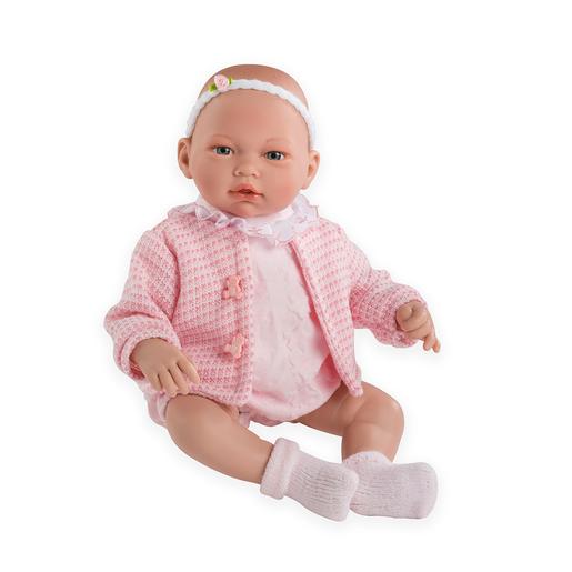 Boneca Bebé Alba 36 cm Casaco Rosa
