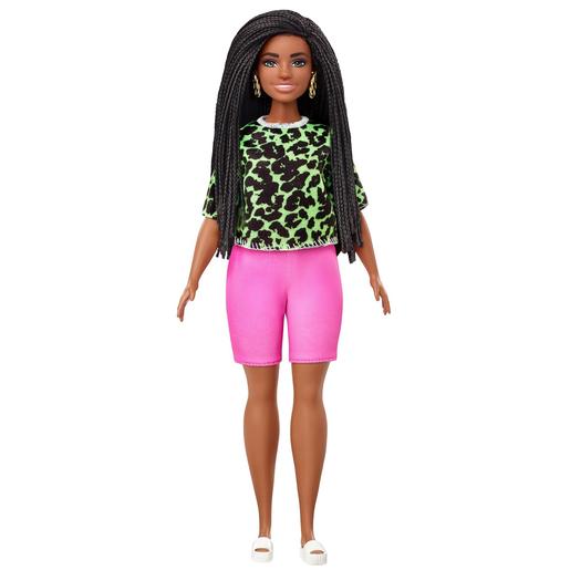Barbie - Boneca Fashionista - T-Shirt Leopardo Néon