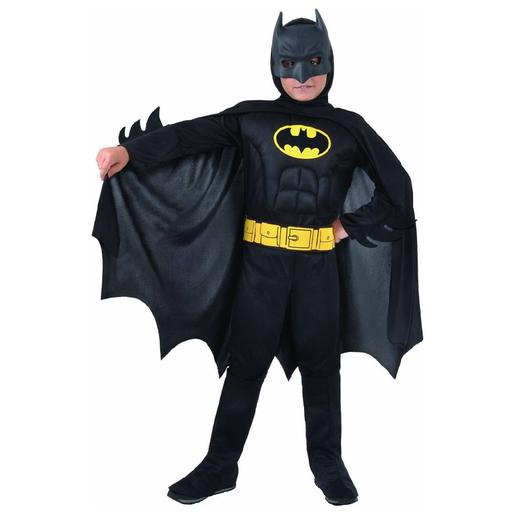 Batman - Disfraz con músculos 10-12 años