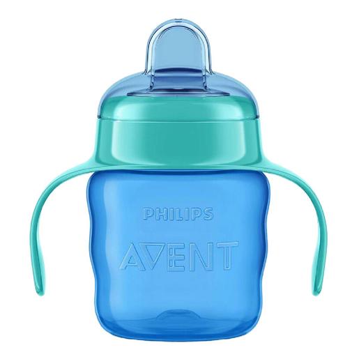 Philips Avent - Copo azul 200 ml bocal macio +6 meses