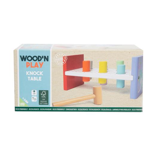 WoodnPlay - Banco de peças de madeira com martelo