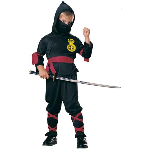 Disfarce Infantil - Ninja Preto 5-7 anos