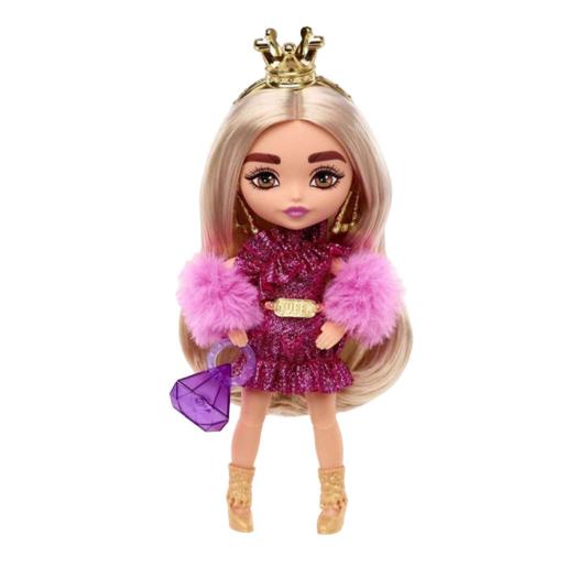 Barbie - Boneca Extra Mini diadema dourado