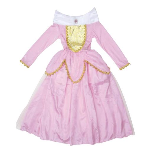 Miss Fashion - Vestido princesa cor-de-rosa 116 cm (4-6 anos)