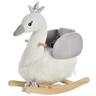 Homcom - Cisne de balanço Branco
