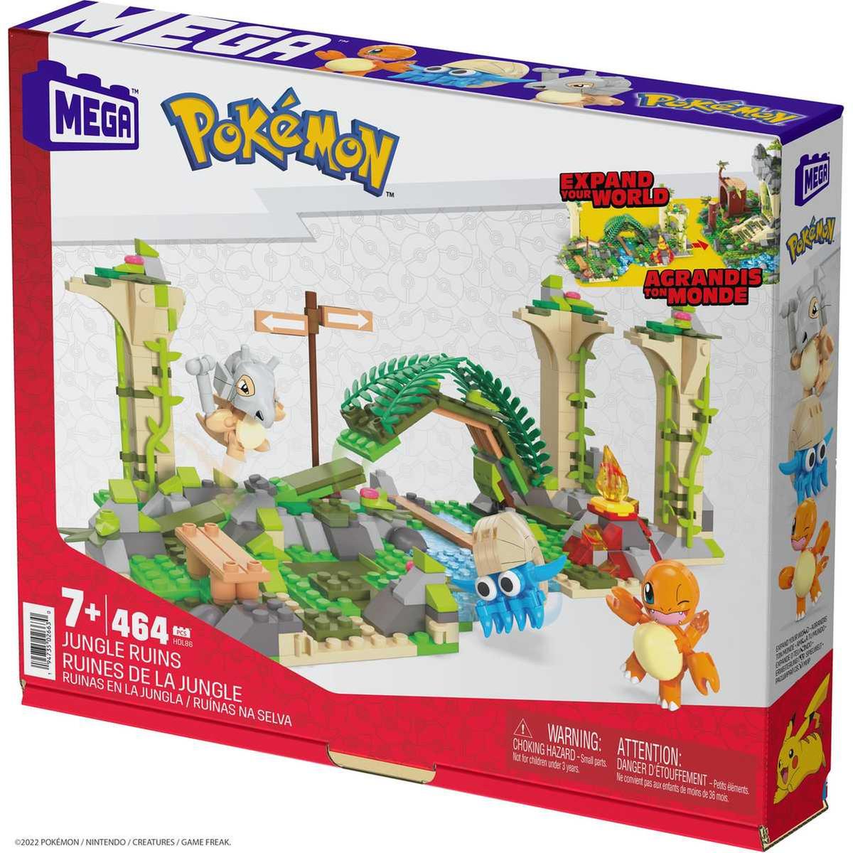 Mattel - Pokemon - Construção de ruínas Pokémon MEGA Construx com três  personagens ㅤ, OUTRAS CONSTRUÇÕES