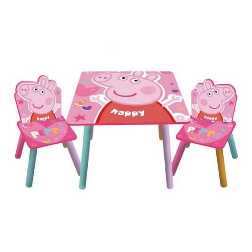 Porquinha Peppa - Set Mesa e 2 Cadeiras