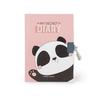 Panda - Diário secreto com cadeado e marcador de página, 328 páginas
