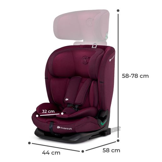 Kinderkraft - Cadeira de auto Oneto 3 i-Size (76-150 cm) Grená