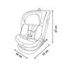 Asalvo - Cadeira de auto I-Size Austen 2 Cinzento 40-150 cm