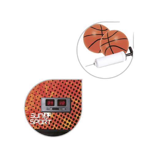 Sun & Sport - Canasta de baloncesto electrónica