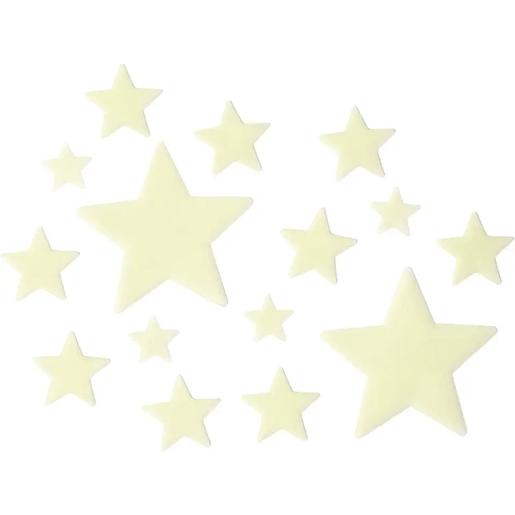 Estrelas adesivas fluorescentes de PVC
