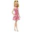Mattel - Boneca Barbie Fashionista com vestido rosa e acessórios ㅤ