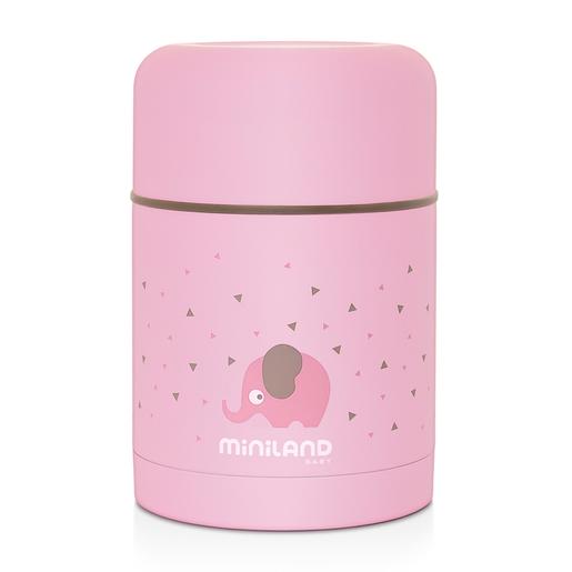Miniland - Termo para Sólidos 600 ml Rosa