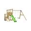 Parque de jogos infantil de madeira Mini Cascade com baloiço duplo