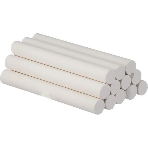 Crayola - Gizes brancos antipoeira, pacote de 12 unidades ㅤ