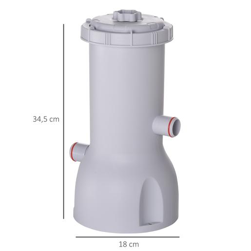 Outsunny - Depuradora de filtro 3785 L/h