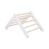 MeowBaby - Escada de madeira Montessori branca para escalada infantil