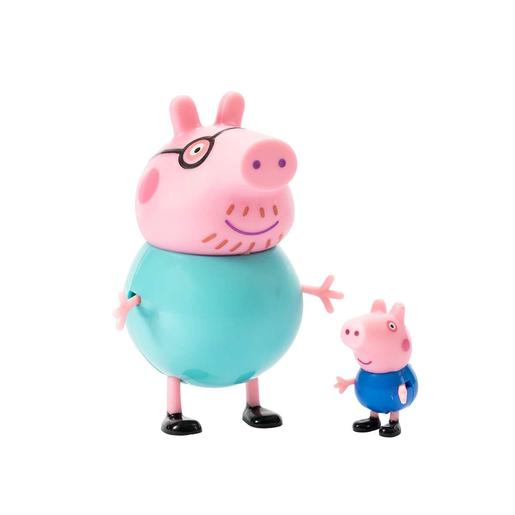 Porquinha Peppa - Pack 2 figuras família Pig (vários modelos)