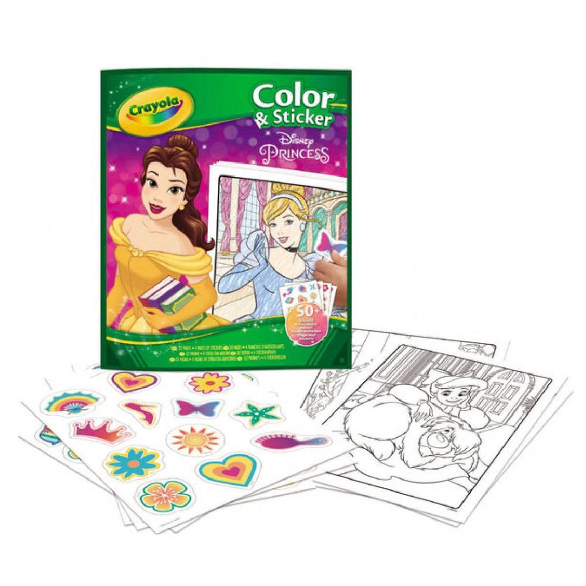 Os Meus Autocolantes para Colorir: Princesas