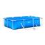 Outsunny - Piscina desmontável tubular de aço azul 2.100 l com bomba de filtro