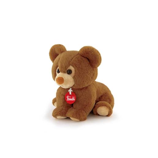 Cachorro urso de pelúcia na cor marrom, tamanho P ㅤ