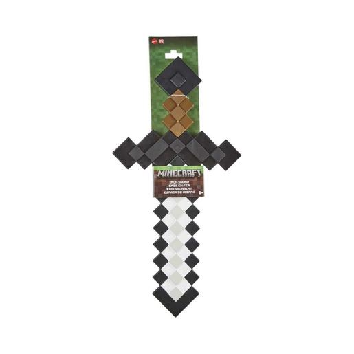 Mattel - Espada de brinquedo pixelizada tipo Minecraft (Vários modelos) ㅤ
