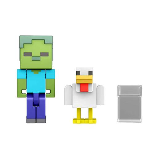 Minecraft - Zombie Cavaleiro Avícola - Figura constrói um portal