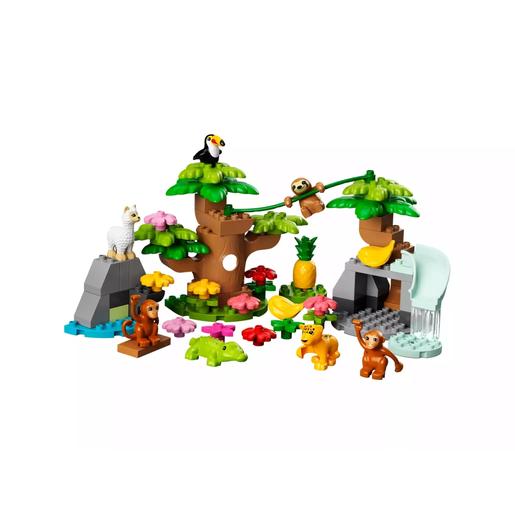 LEGO - Conjunto de construção Fauna Selvagem da América do Sul com figuras de animais 10973
