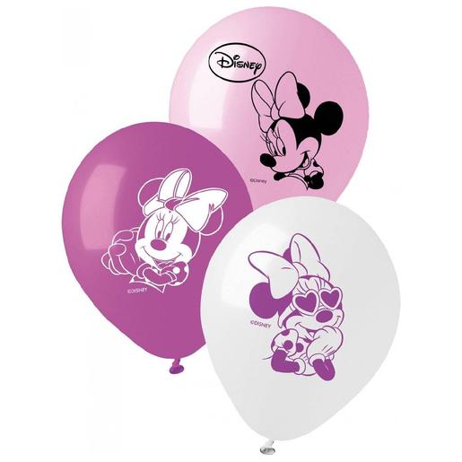 Disney - Minnie Mouse - Pack 10 balões médios Minnie (vários modelos)