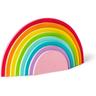 Bloco de notas adesivas em forma de arco-íris, 152 peças em 8 cores ㅤ