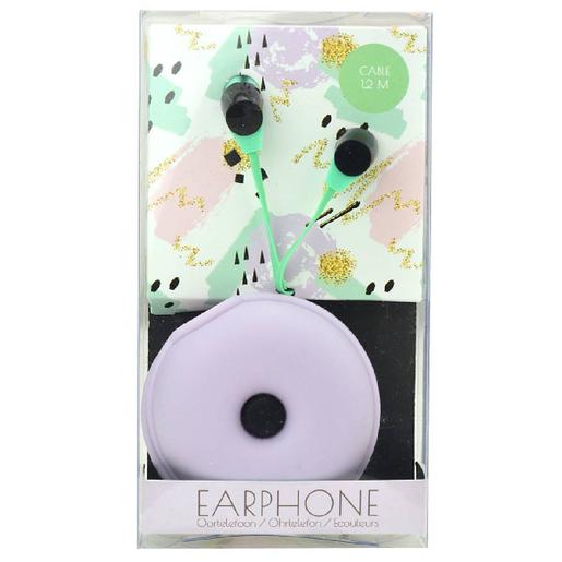 Earphone - Estojo com auriculares (várias cores)