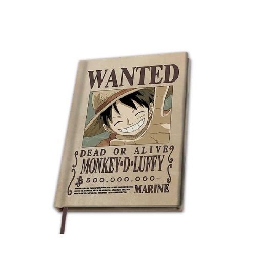 One Piece - Caderno A5 Wanted