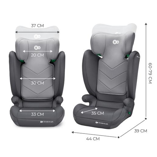 Kinderkraft - Cadeira de carro I-SPARK Cinza