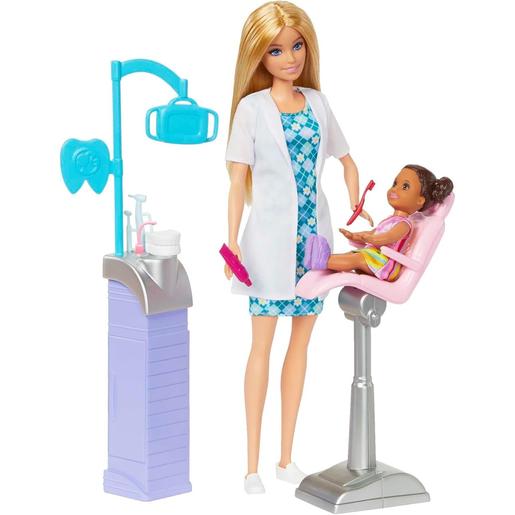 Barbie - Boneca Dentista com Consultório e Acessórios ㅤ