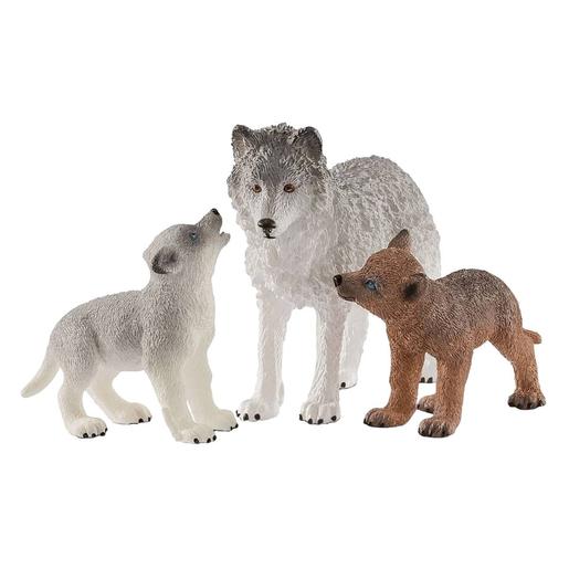 Schleich - Mãe loba com cachorros
