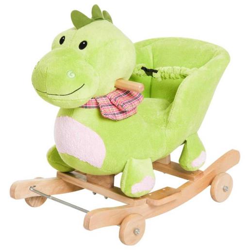 Homcom - Cavalo de balanço para crianças verde