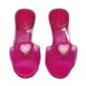 Sapatos Princesa Coração Rosa 4-6 anos