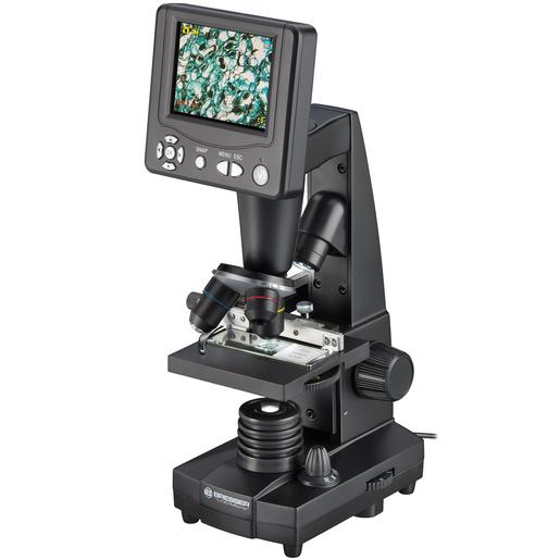 Microscópio Bresser de ensino com ecrã LCD de 3,5" (8,9 cm)