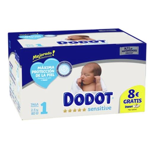 Dodot - Fraldas Sensíveis Proteção de Pele Bebé Pack 84 Unidades ㅤ