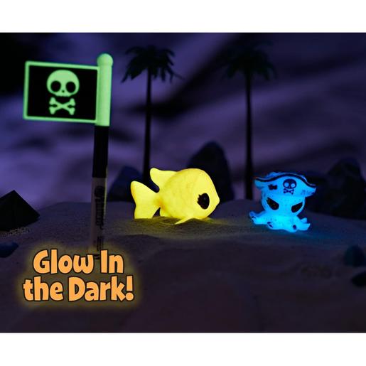 Crayola - Kit de banho e coloração para cachorros do baú do tesouro Glow in the Dark ㅤ