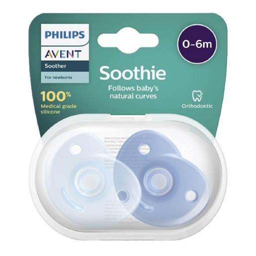 Philips Avent - Chupetas Soothie azuis 0-6 meses