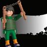 Playmobil - Figura de Guy com terno verde e sandálias shinobi ㅤ