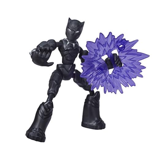 Os Vingadores - Figura Bend and Flex Black Panther 15 cm