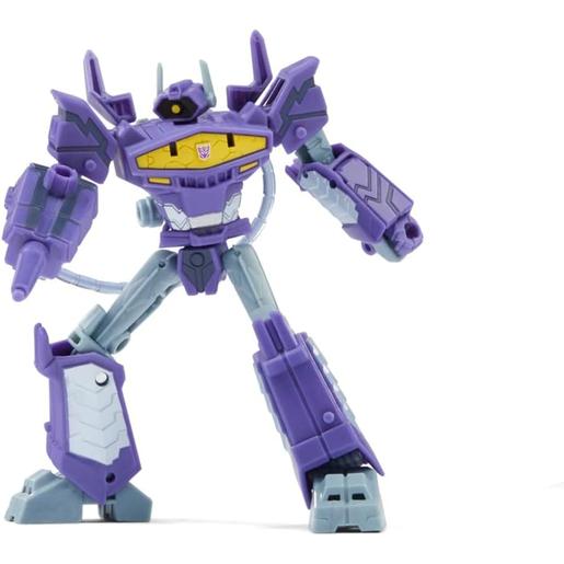 Transformers - Brinquedos Transformers Earthspark - Figura Deluxe do Robô Shockwave ㅤ