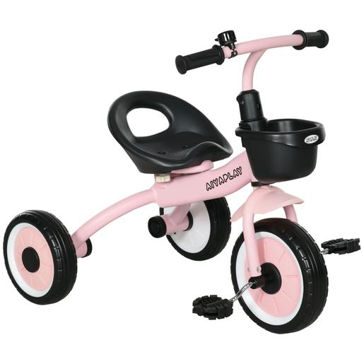 Homcom - Triciclo infantil Rosa