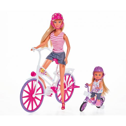 Steffi Love - Steffi e Evi com Bicicleta